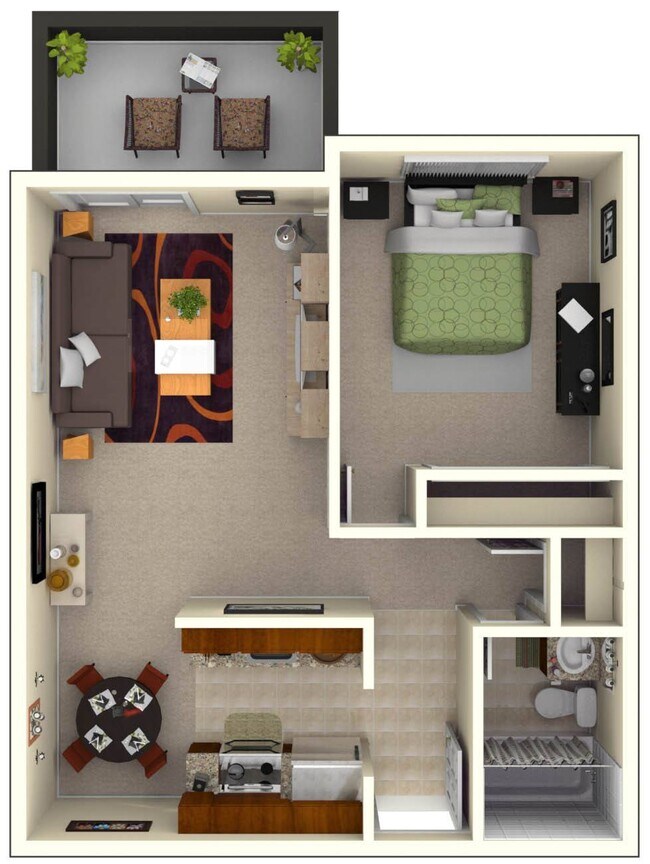 Residence 2 Luxury 208 208 floor plan
